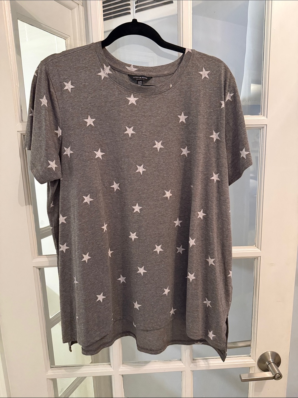 Lucky Brand Tee with White Star Print